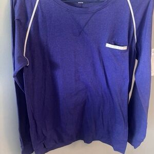 lululemon athletica Purple Crewneck with White Trim